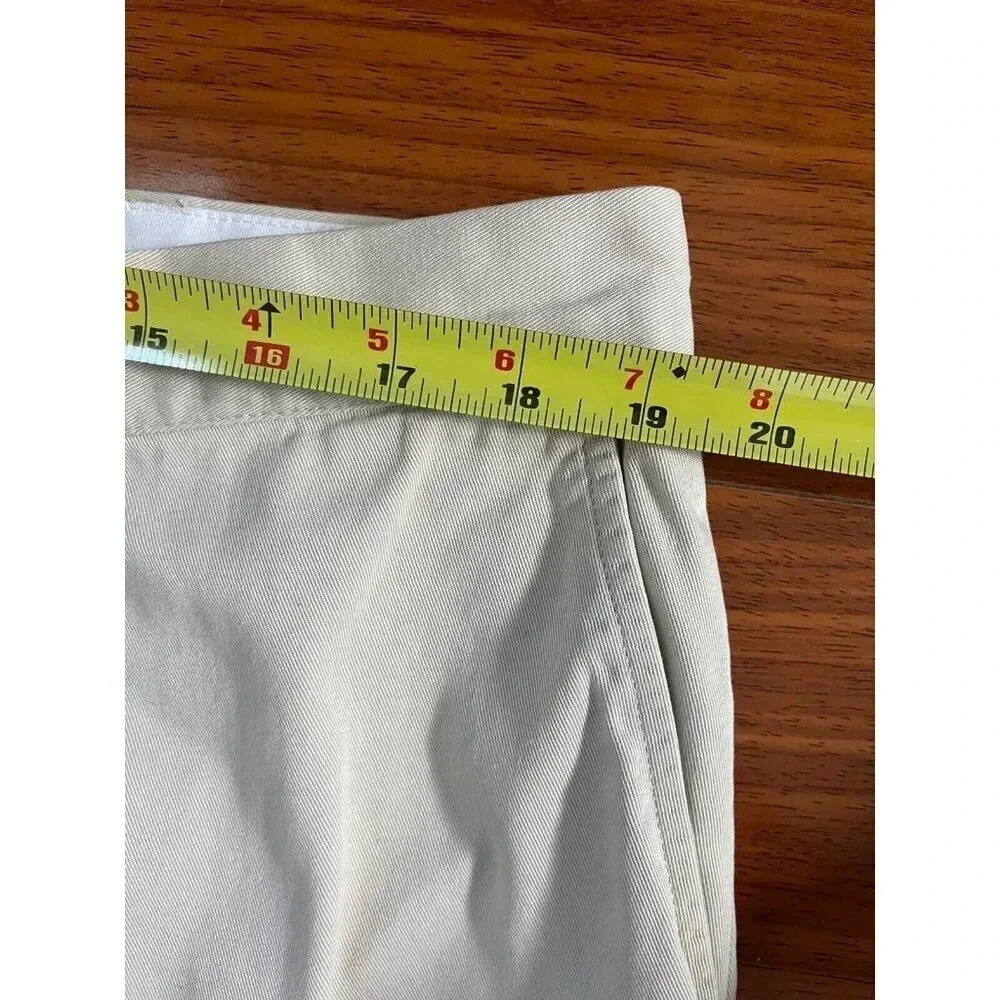 Vintage Polo by Ralph Lauren Men's Khaki Cotton Prospect Pants Size 30/40 Chino - Picture 8 of 11